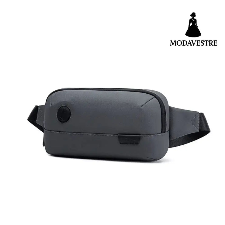 New multifunctional waist bag men’s fashionable crossbody bag simple and lightweight waterproof chest bag