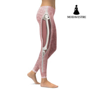 New Style Leggings Women Cool Muscle Legs Legging Zipper 3D Printing Leggins Pants High Waist Elasticity Legins - MODAVESTRE