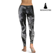 New Style Leggings Women Galaxy Space Legging Fitness Digital Print Slim Elastic Workout Plus Size Pants Legins - MODAVESTRE