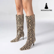 New Style Square Head Cowboy Boot Women