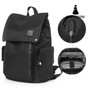 New Trendy Bag Multi-Functional Travel Oxford Backpack Multi-Compartment Storage Backpack Men’s Backpack 2209 Black
