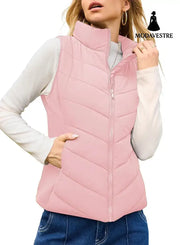 New Women’s Cotton Clothes Vest Light Pink / L