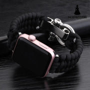 Nylon Sports Braided Steel Buckle Watch Black / 38to40mm Accessory