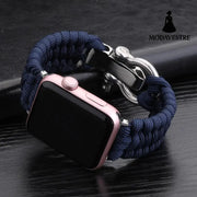 Nylon Sports Braided Steel Buckle Watch Blue / 38to40mm Accessory