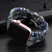 Nylon Sports Braided Steel Buckle Watch Camouflage green / 38to40mm Accessory