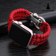 Nylon Sports Braided Steel Buckle Watch Red / 38to40mm Accessory
