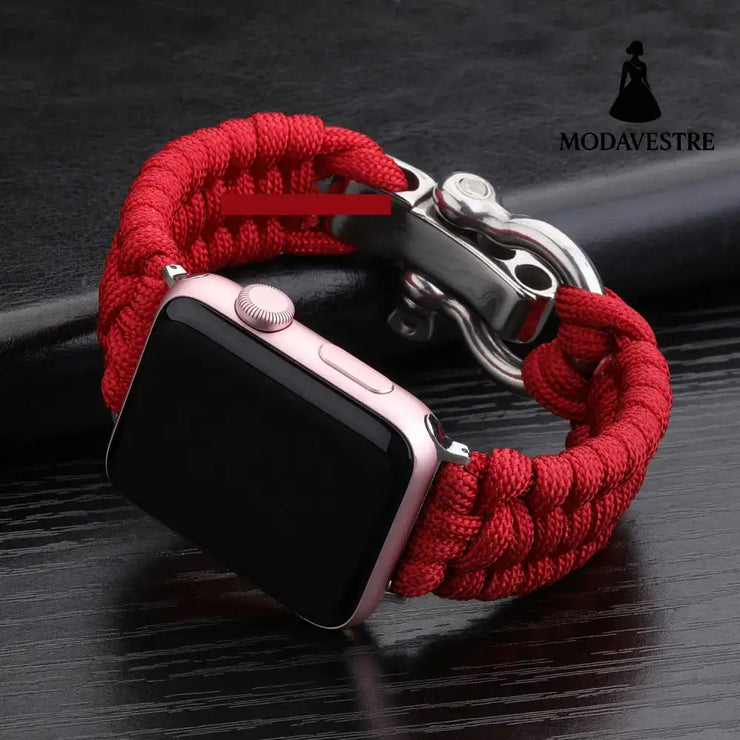 Nylon Sports Braided Steel Buckle Watch Red / 38to40mm Accessory