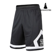 Outdoor training shorts male Black white / 3XL
