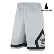 Outdoor training shorts male Gray black / 3XL