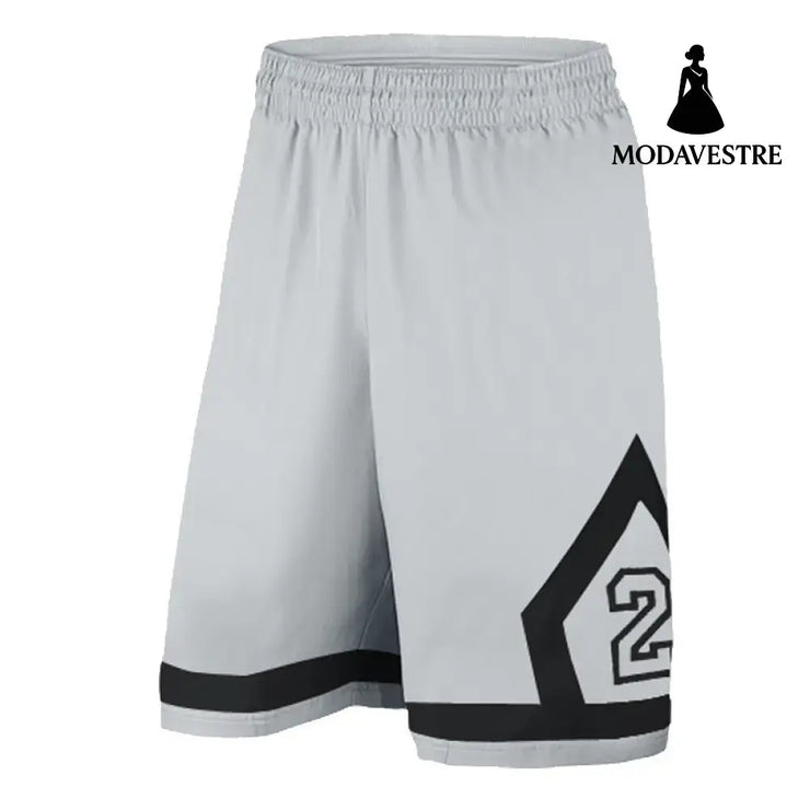 Outdoor training shorts male Gray black / 3XL