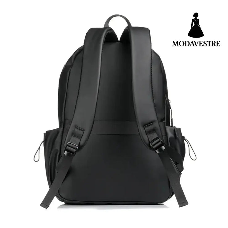 Oxford Cloth Waterproof Backpack Bag Black / One Size