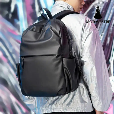 Oxford Cloth Waterproof Backpack Bag Black / One Size