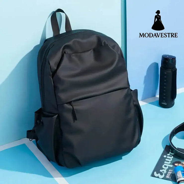 Oxford Cloth Waterproof Backpack Bag Black / One Size