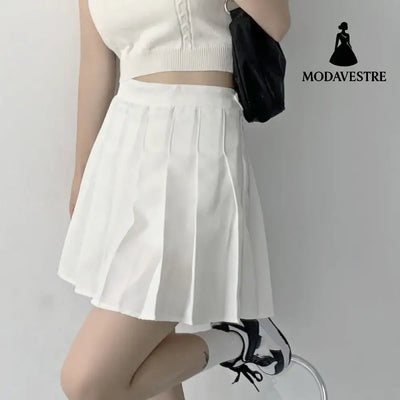 Pleated Skirt High Waist Thin Temperament Short Skirt Skirt
