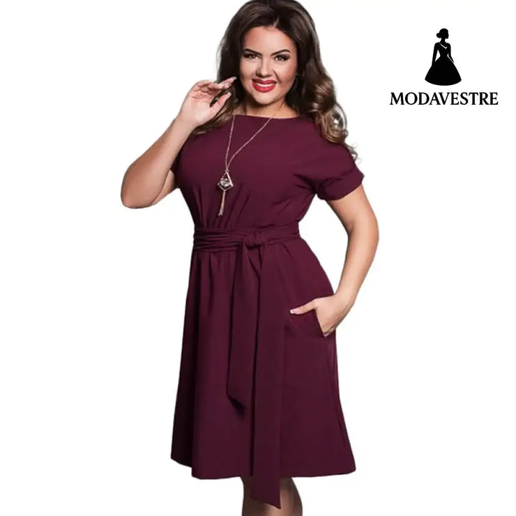 Plus size dress for women big size ladies clothing