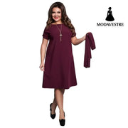 Plus size dress for women big size ladies clothing