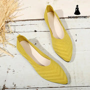 Pointed Toe Low-cut Women’s Breathable Flat Shoes