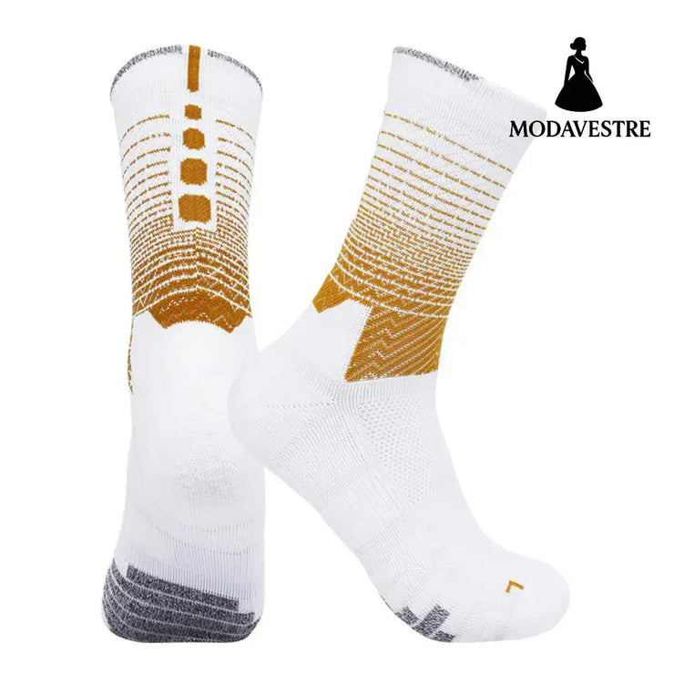 Professional Cycling Socks Running Sports Men Socks White / Adult Style