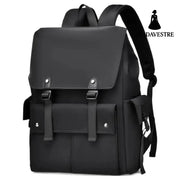 PU Leather Multi-Pockets Adjustable Strap Backpack Bag