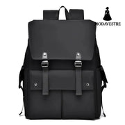 PU Leather Multi-Pockets Adjustable Strap Backpack Bag