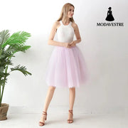 Puff Skirt Pleated Skirt Mesh Skirt Adult Skirt A-Line Skirt Pink / One size