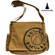 Retro canvas bag men’s shoulder bag crossbody bag large capacity casual bag travel bag unisex canvas bag