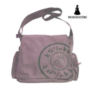 Retro canvas bag men’s shoulder bag crossbody bag large capacity casual bag travel bag unisex canvas bag Honey tea brown