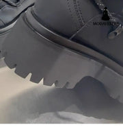 Retro Hiking Handsome Platform Worker Boot Women