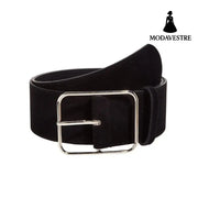 Retro Wide Waist Slimming Dress Elegant American Belt Accessory