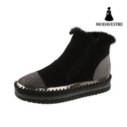 Rhinestone Ankle Boots Women Platform Shoes Fashion Boot