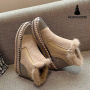 Rhinestone Ankle Boots Women Platform Shoes Fashion Boot