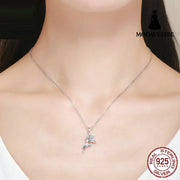 S925 Sterling Silver Accessories Women’s Flower Fairy DIY Bracelet Pendant Personalized Necklace Charm