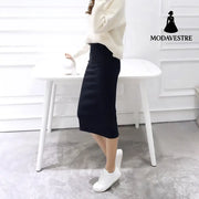 Sexy Chic Pencil Skirts Black / One size
