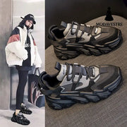 Shoes Women New Thick Soled Women S Shoes Versatile Sports Shoes Black Fashion Net Red Daddy Shoes Spring