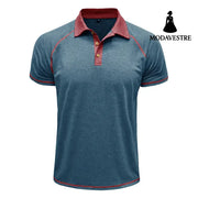 Short-sleeved Lapel T-shirt POLO Bottoming Shirt Men Clothing T-shirt