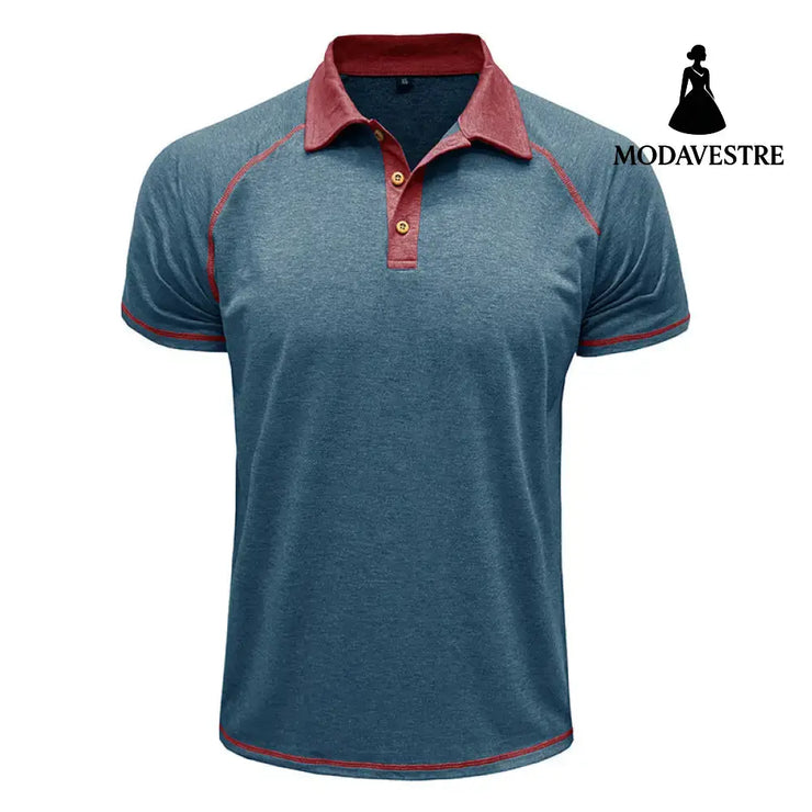 Short-sleeved Lapel T-shirt POLO Bottoming Shirt Men Clothing T-shirt