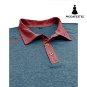 Short-sleeved Lapel T-shirt POLO Bottoming Shirt Men Clothing T-shirt