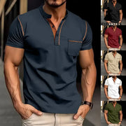 Short-sleeved Polo Shirt Summer Casual Quick-dry Tops Men Clothing Shirt