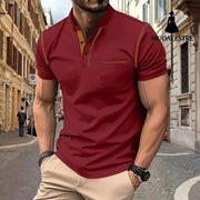 Short-sleeved Polo Shirt Summer Casual Quick-dry Tops Men Clothing Shirt