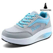 Single Shoes Travel Shoes Sports Shoes Women Blue / 35