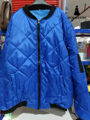 Solid Color Coat Winter Stand Collar Jacket For Men Fashion Rhombus Sewing Design Coat Casual Business Clothing Coat