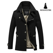 Spring men’s washed windbreaker jacket men Men’s Korean fashion men’s fashion jacket men’s clothing black / L Coat