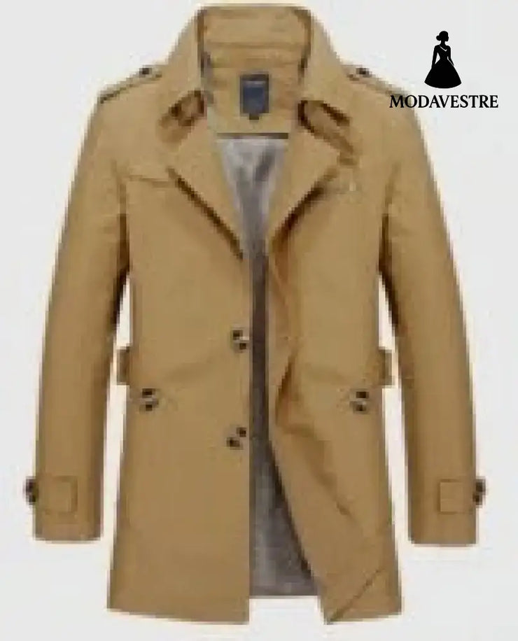 Spring men’s washed windbreaker jacket men Men’s Korean fashion men’s fashion jacket men’s clothing Camel / 3XL Coat