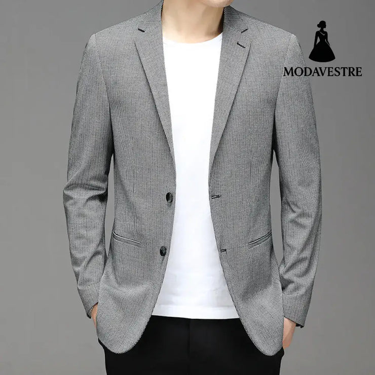 Spring New Suit Men’S Korean Plaid Non Iron Casual Small Suit Coat Fashion Men’S Wholesale
