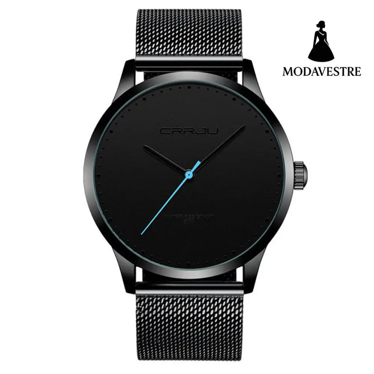 Stainless Steel Mesh Belt Fashion Watch Men - MODAVESTRE