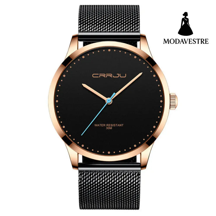 Stainless Steel Mesh Belt Fashion Watch Men - MODAVESTRE