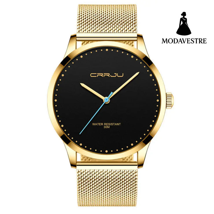 Stainless Steel Mesh Belt Fashion Watch Men - MODAVESTRE