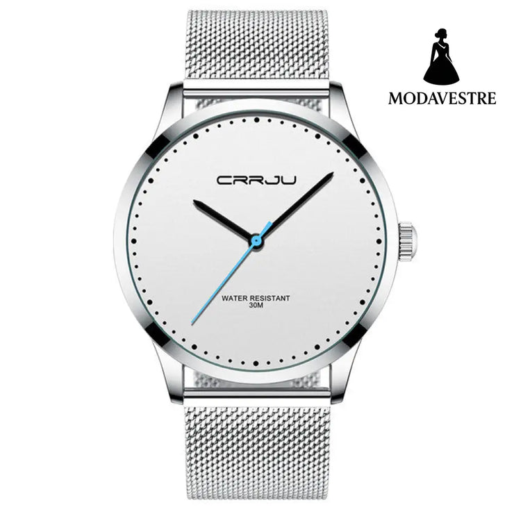 Stainless Steel Mesh Belt Fashion Watch Men - MODAVESTRE