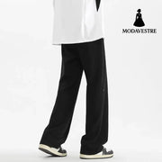 Straight-Leg Casual Pants for Men