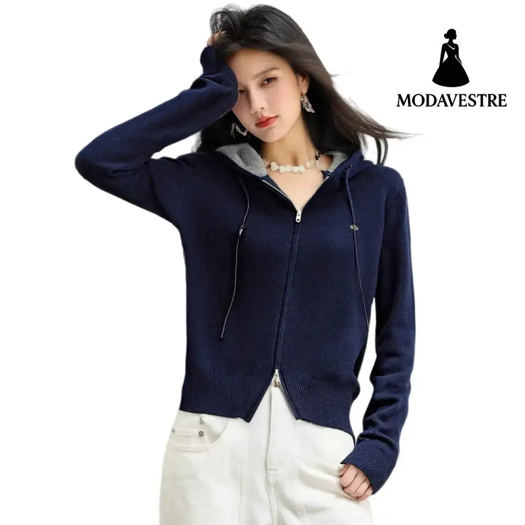 style soft knit cardigan for women casual versatile long sleeve sweater top
